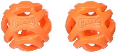Chuckit Air Fetch Ball Medium Dog Toy  2-Pack Fetch Ball for Medium Dogs 2.5in