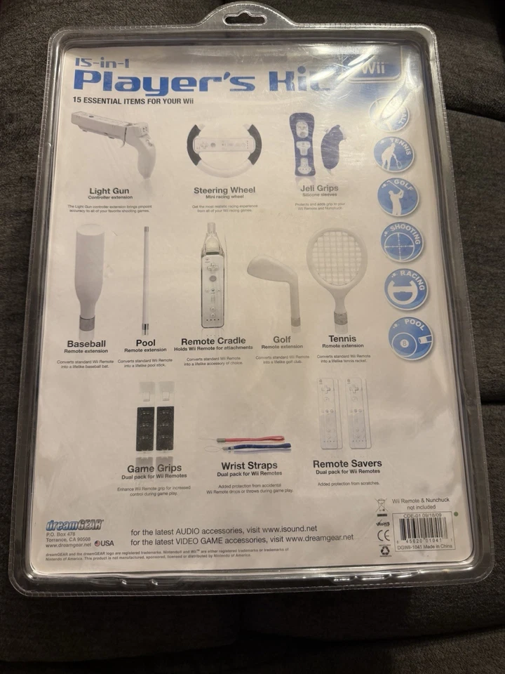 dreamGEAR 15-in-1 Player's Kit (DGWII-1041) Video Games Controller - Image 2 of 2