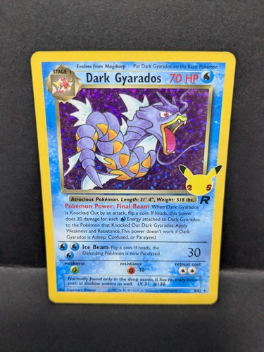 Dark Gyarados 8/82 Celebrations: Classic Collection Pokemon Holo LP
