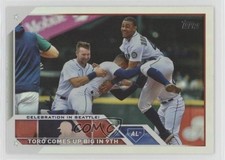 2023 Topps Series 1 Checklist Rainbow Foil Julio Rodriguez Cal Raleigh #174 0b3