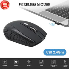 Wireless Optical Mouse 2.4GHz USB Receiver 6 Button DPI for Laptop PC