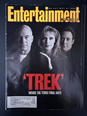 Entertainment Weekly  #221 - Star TREK Inside Tense Final Days - May 1994
