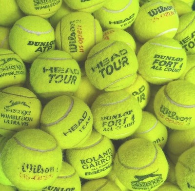 Gebrauchte Tennisbälle hochwertige Bälle Top Markenbälle in gutem Zustand 100 Stück