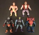 Vintage 80s Motu Lot Of 4+1 Hulk Hogan, Masters Of The Universe Skeletor He-man