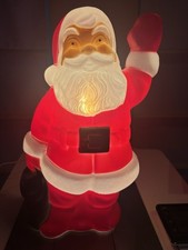 Vintage T.P.I. Santa Claus Blow Mold 13" Table Top 1991 Plastic Made in USA