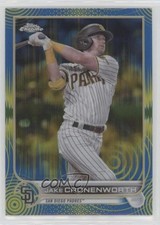 2022 Chrome Sonic Blue & Yellow Pulse Refractor 64/75 Jake Cronenworth #172 0vf5