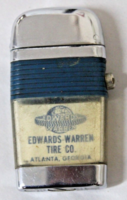 Vintage Scripto Vu Lighter  Atlanta Ga EDWARDS WARREN TIRE CO