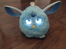 Furby Connect Teal Blue with Sleep Mask Bluetooth 2016 Hasbro TESTED WORKS