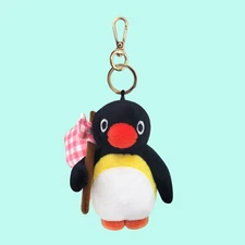 Pingu Traveler Plush Type Bag Charm KeyRing Key chain Accessory Cute Penguin