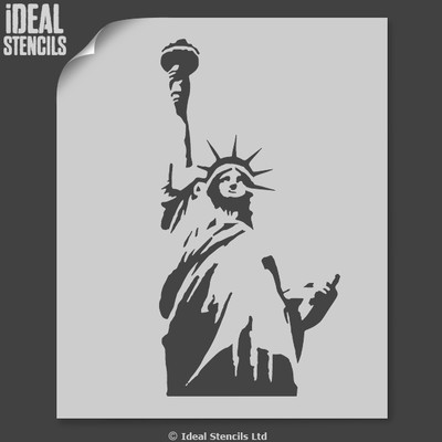 Statue Of Liberty Stencil Reusable Home Wall Decor Art Craft