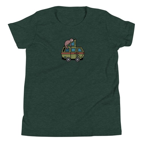 Stewie Sloth Vanagon T3 Camper Van Inspired Boy Girl Child Youth T-Shirt Cute - Picture 5 of 9