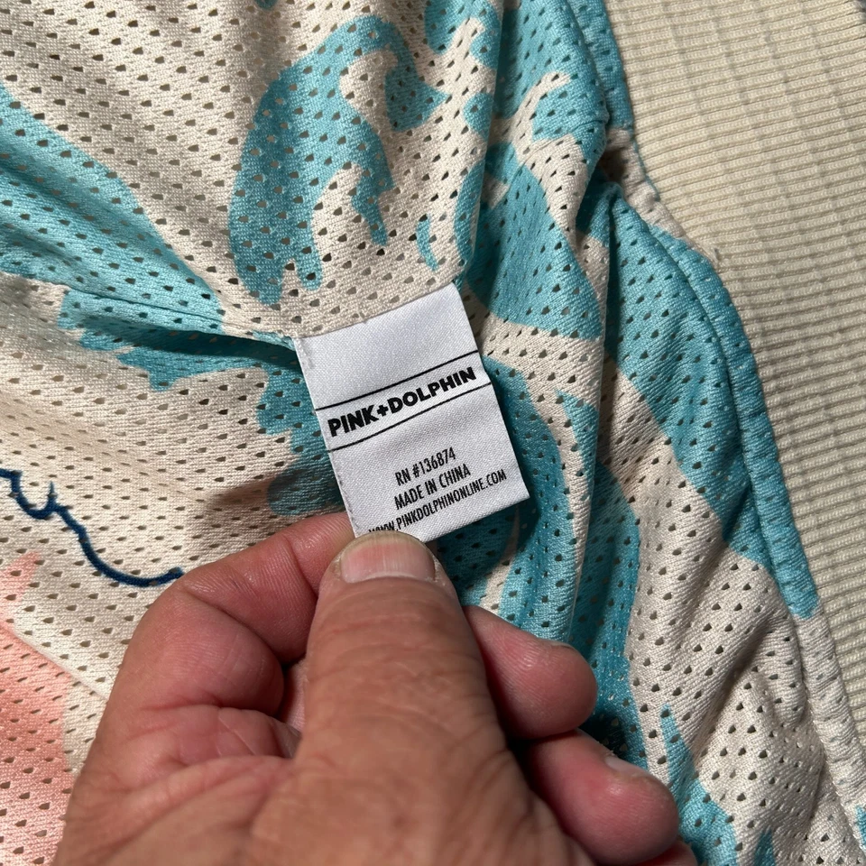 Pink Dolphin X Limited Brooks Heritage Windbreaker Jacket Men Large Full Zip - Image 4 of 4