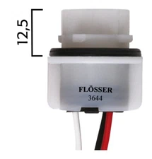 Flosser 3644 Connector Plug Socket for 3057 3157 3357 3757 bulbs W2.5x16q 7.5"