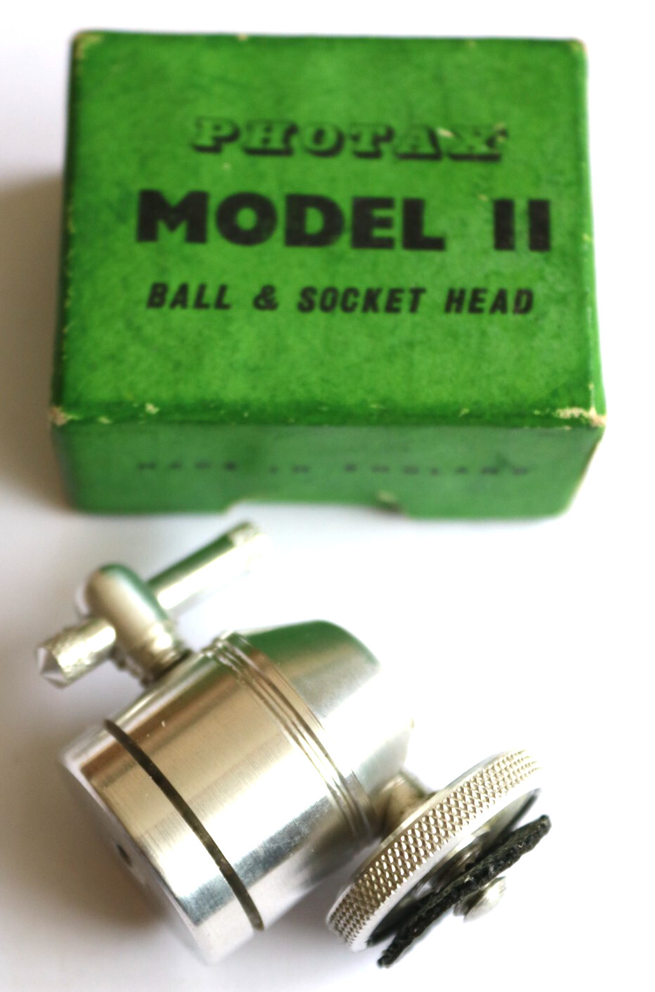 Vintage Photax Ball & Socket Head Model II, Boxed, Tripod Mount,