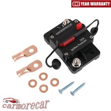 30A-300A AMP Circuit Breaker Fuse 12-48V DC Car Boat Manual Reset Switch IP67