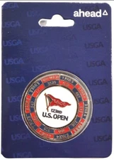 2023 US OPEN (Los Angeles Country Club) YARDAGE COIN w/ REMOVABLE Golf BALL MARK