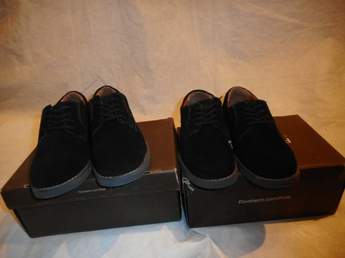 Zapatos Florsheim Niños Cuero y Materiales Hechos por el Hombre TALLA 11M N/W/B - Imagen 2 de 10