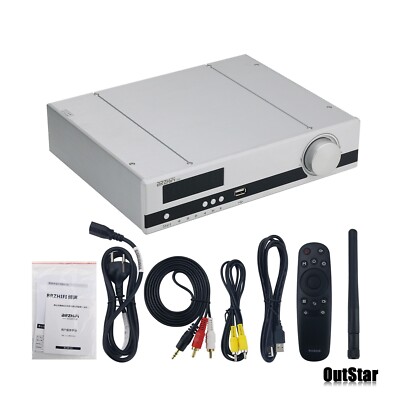 BRZHIFI X20 2.0CH TPA3255 Dual Core HiFi Lossless Audio Power Amplifier 600Wx2