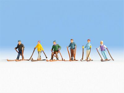 Noch HO 15828, Skifahrer 6 Figuren, Modelleisenbahn, Hobby, Zubehör, GMK