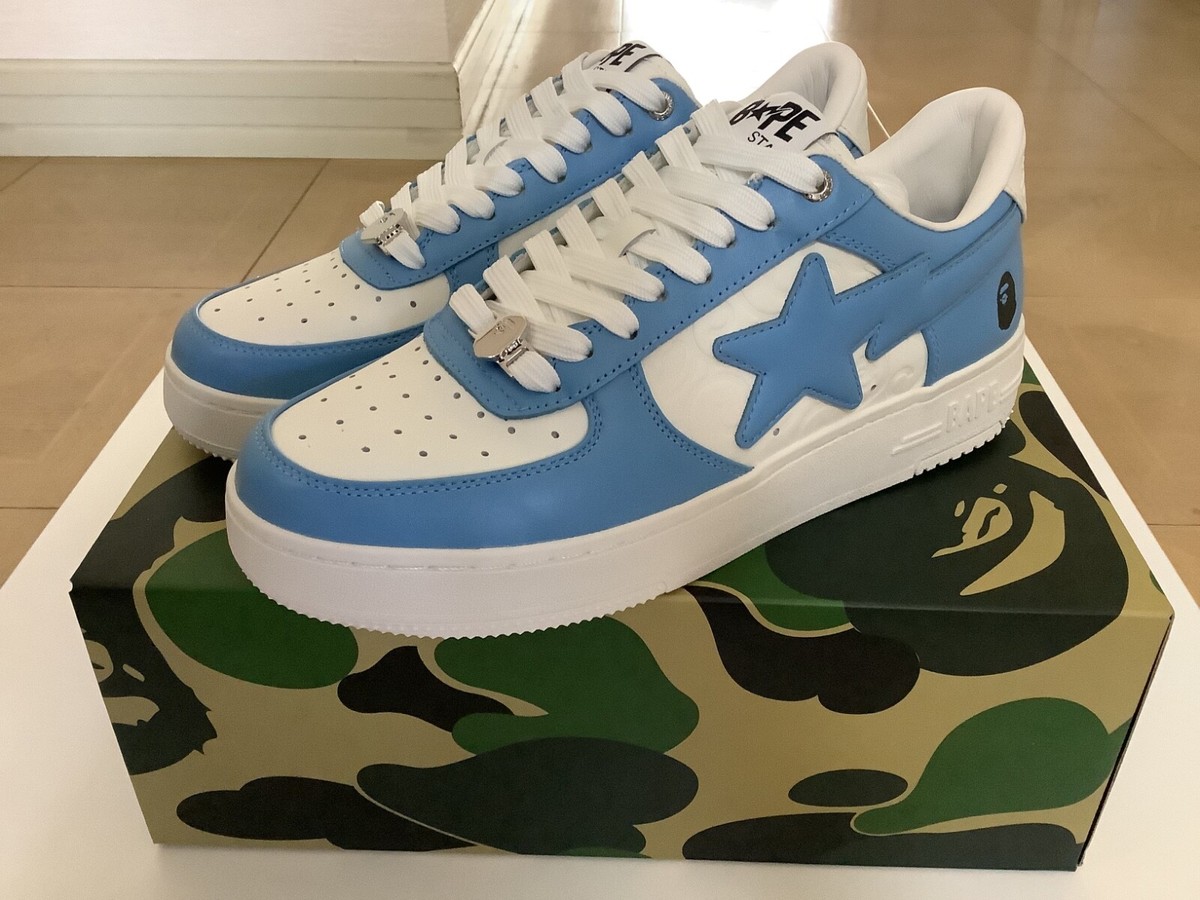 Authentic a bathing ape bape bape sta #3 men's US 10 blue new