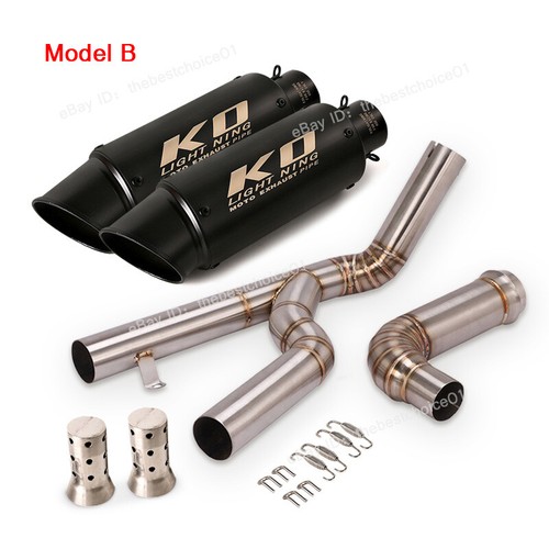 Modified Exhaust System Mid Connect Muffler Pipe For 1290 Super Duke R 2014-2016 - Picture 6 of 12