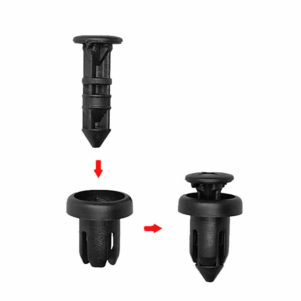 20x Cubierta de parachoques tipo empuje retenedor 90467-09145 clips de plástico para Toyota Camry Foto 2 de 3