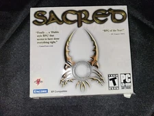 Sacred. Video game by Encore Windows 98SE/ME/2000/XP (PC, 2004) Used.