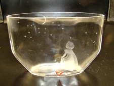 Orrefors Wish To The Moon Engraved Vase