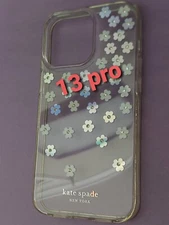 Kate Spade Hardshell Case iPhone 13 PRO (6.1") Iridescent Flowers 