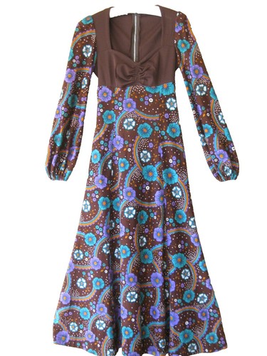 Abel The Label ATL Strapless Tiered Maxi Dress Smocked Bodice Floral Hippie  | eBay