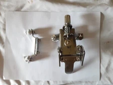 Huntington snare drum STRAINER / THROW OFF + BUTT PLATE, good+