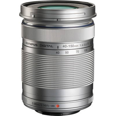 Olympus M. Zuiko Digital ED 40-150mm f4.0-5.6 R Silver Lens- Authorized Dealer