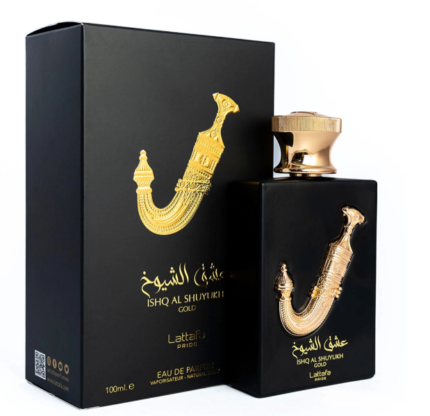 Ishq Al Shuyukh Gold by Lattafa Pride 100ml EDP Spray - Free