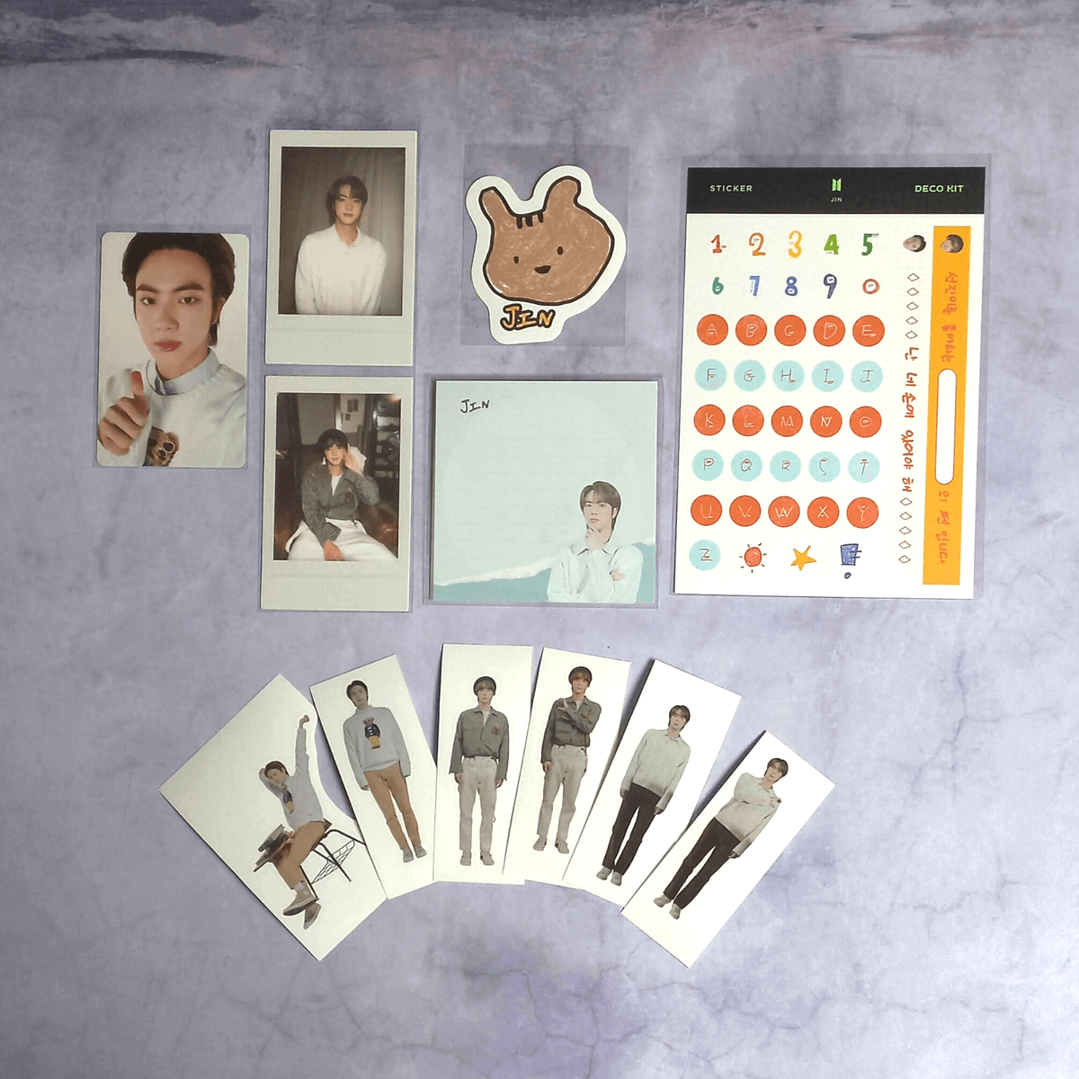 BTS 2022 Deco Kit Photo Card Polaroid Photo Stickers Memo Pad