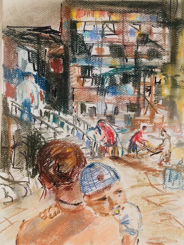 Picture of a Ukrainian artist Kostiuk-Shostka,"Ohmatdit" Original Signed Art - Picture 2 of 6