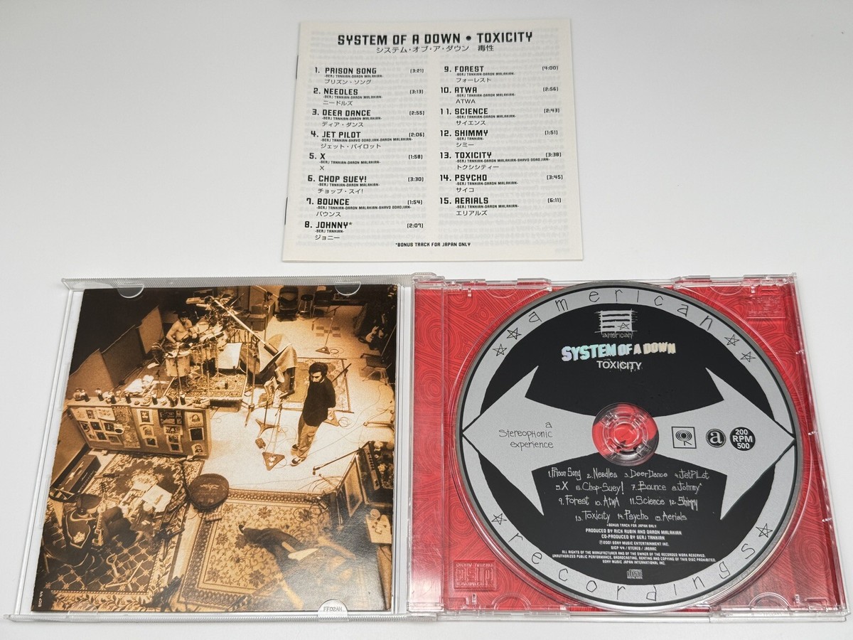 SYSTEM OF A DOWN/TOXICITY 12インチ　レコード System Of A Down – Toxicity – CD (Album, Reissue