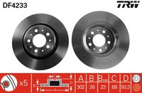 Bremsscheibe Volvo P. S70/V70