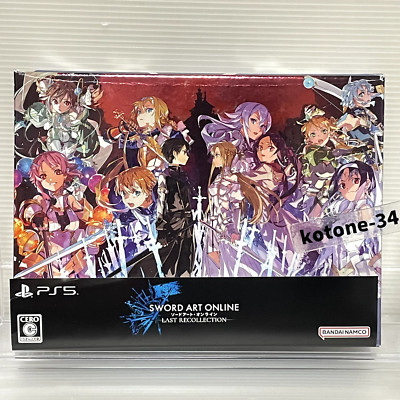 PS5 Sword Art Online Last Recollection Limited Edition Used w/ CD Booklet CIB