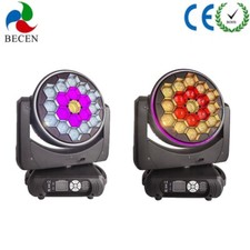 Led Wash Zoom 19x40W RGBW 4in1 Bee Eye Led Beam Moving Head Light DJ Stage 2pcs