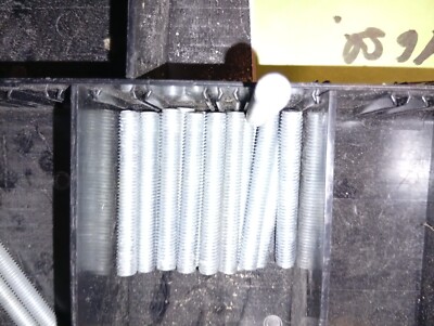 16St. Gewindebolzen Gewindestange DIN 976 Stahl 4.8 verzinkt M8 x 60mm
