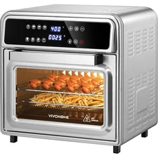 21Qt Air Fryer Toaster Oven 8-in-1 Convection Oven & Rotisserie Dehydrator 1800W