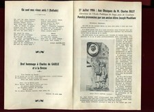 1906 . funeral of Mr. Charles Billy. Speech of his student Joseph Maublanc. Sagy