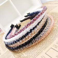Women's Rhinestone Hairband Crystal Headband Hair Band Hoop Accessories Party  