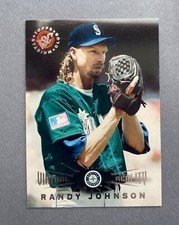 1995 Topps Stadium Club Baseball Randy Johnson Virtual Reality #179 HOF Mariners