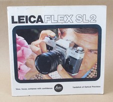 Original Leica Brochure for Leicaflex SL2 - in English 1974