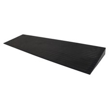 Non-Slip Solid Rubber Threshold Portable Access Ramps Black 11000 LBS