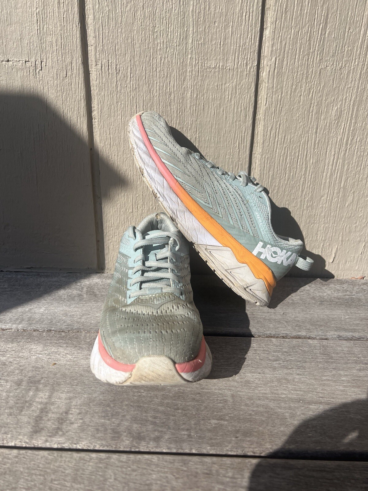 Hoka One One Arahi 4 Women's Size 6.5 Running Shoes 1106474 BHLR Sneakers *READ*