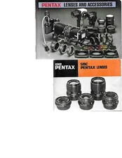 PENTAX LENSES AND ACCESSORIES 2 VINTAGE MANUALS