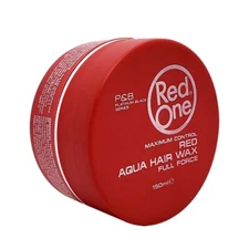 Red One Maximum Control RED Aqua Hair Wax Full Force 5oz "Free Shipping"