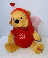 Disney Bean Bag Plush - Firefly Winnie the Pooh- Valentine Love Bug